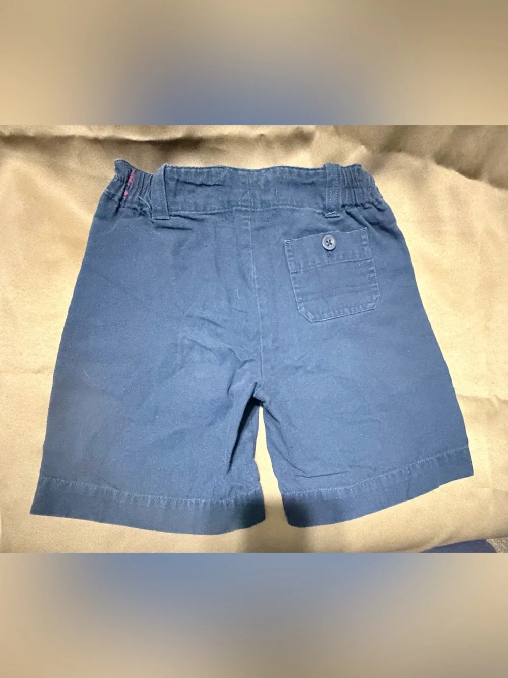 Ralph Lauren Navy Shorts with Green Polo Logo